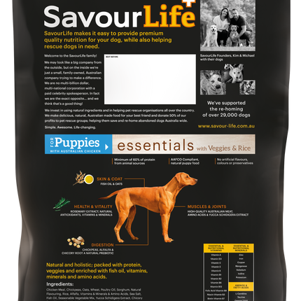 SavourLife - Essentials Chicken Puppy Dry Food (15kg)