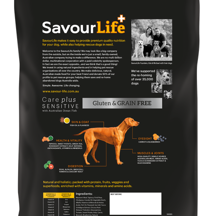 SavourLife - Grain Free Ocean Fish CarePlus Sensitive Dog Dry Food (2.5kg)