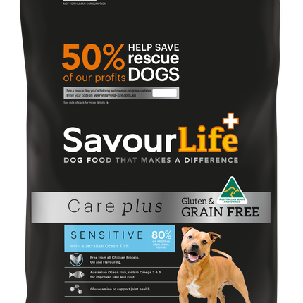 SavourLife - Grain Free Ocean Fish CarePlus Sensitive Dog Dry Food (2.5kg)