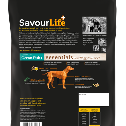 SavourLife - Essentials Ocean Fish Dog Dry Food (3kg)