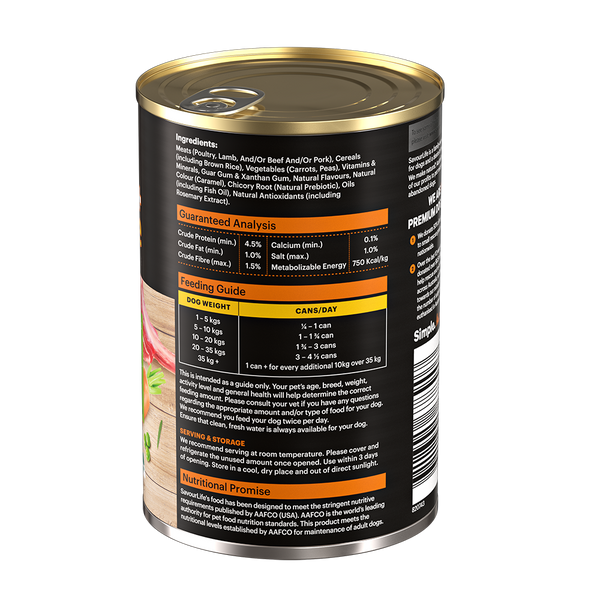 SavourLife Essentials Lamb with Vegetables & Rice Dog Wet Food (400g