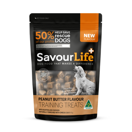 SavourLife Australian Peanut Butter Flavour Training Treats 165g