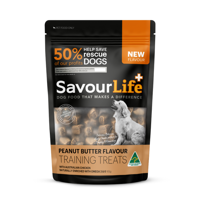 SavourLife Australian Peanut Butter Flavour Training Treats 165g