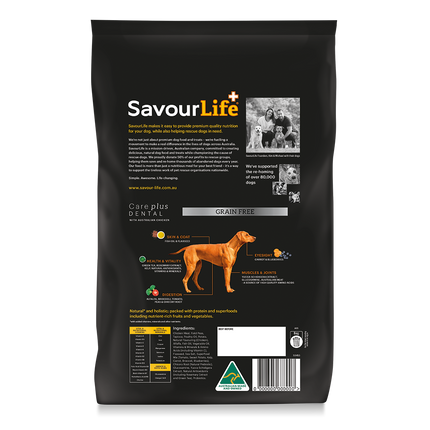SavourLife Grain Free Care Plus Dental Chicken Dog Dry Food (2.5kg)