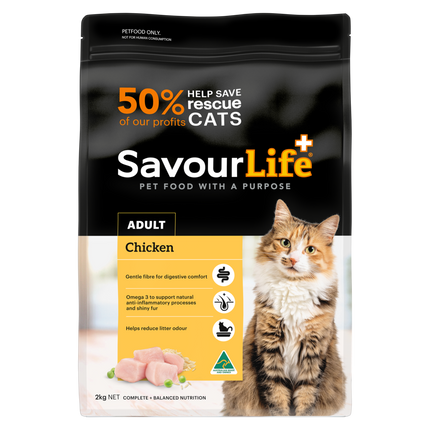 SavourLife Adult Cat Chicken Dry Food (2kg)