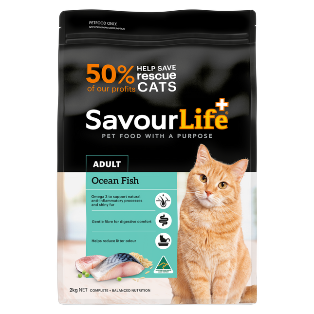SavourLife Adult Cat Ocean Fish Dry Food (2kg)