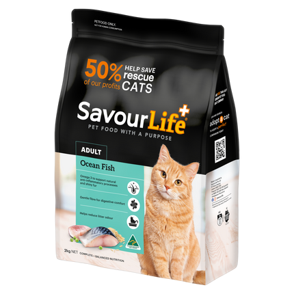 SavourLife Adult Cat Ocean Fish Dry Food (2kg)