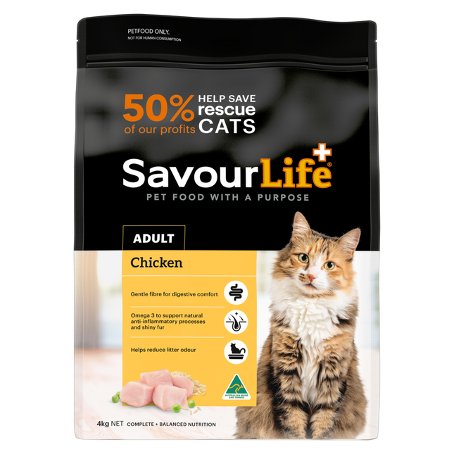 SavourLife Adult Cat Chicken Dry Food (4kg)