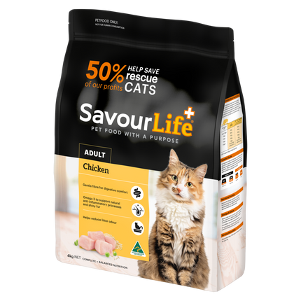 SavourLife Adult Cat Chicken Dry Food (4kg)