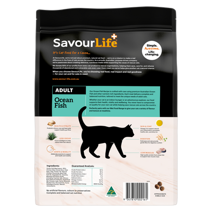 SavourLife Adult Cat Ocean Fish Dry Food (4kg)