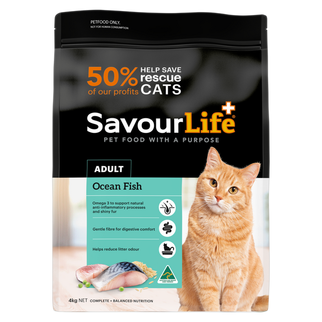 SavourLife Adult Cat Ocean Fish Dry Food (4kg)