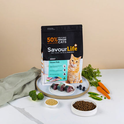 SavourLife Adult Cat Ocean Fish Dry Food (4kg)