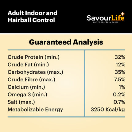 SavourLife Care Plus Adult Cat Hairball Control Chicken Dry Food (4kg)