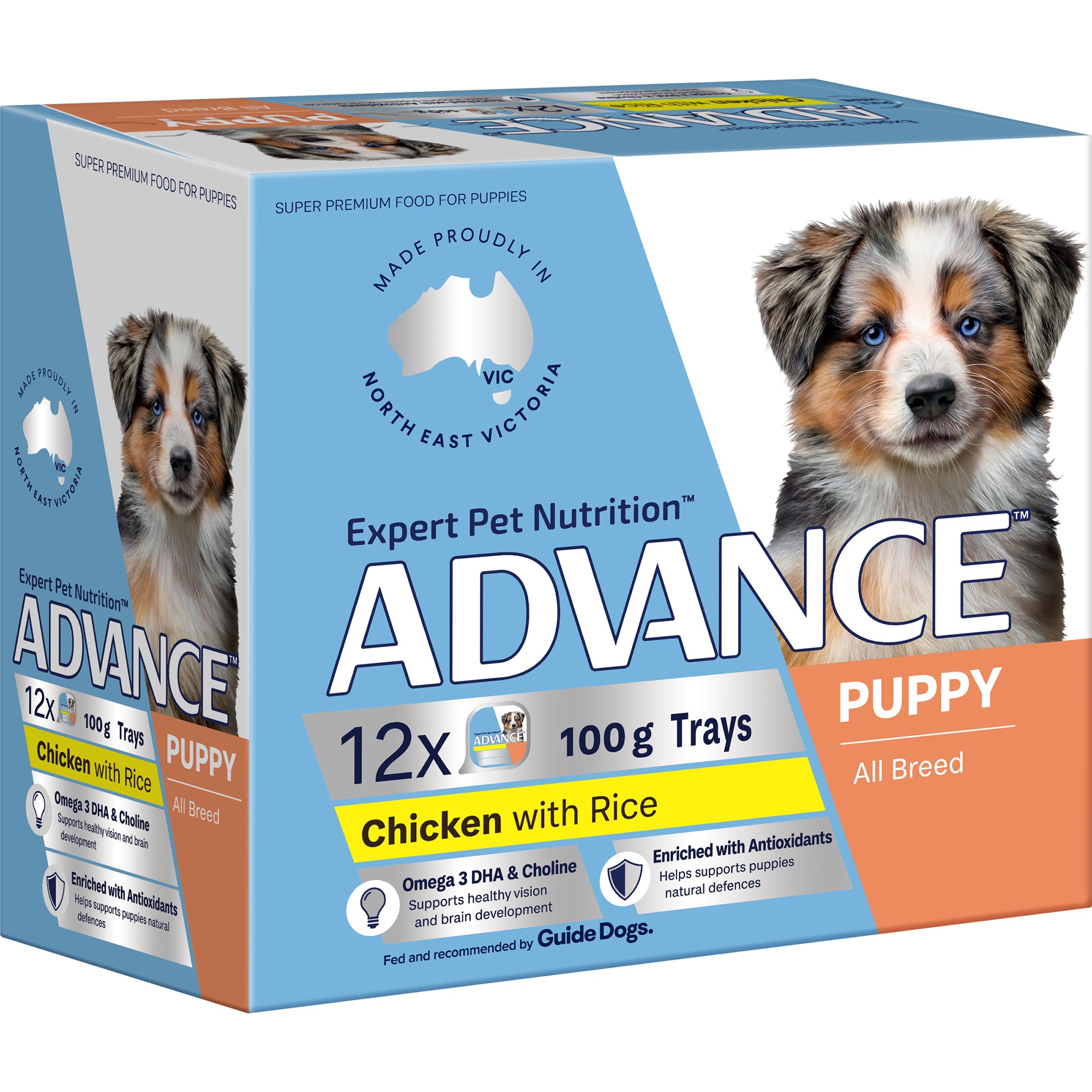 ADVANCE Puppy Growth Chicken with Rice Dog Wet Food (100g x 12pk