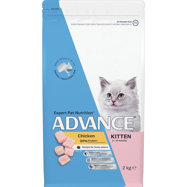 Advance Dry Cat Kitten Chicken 2kg