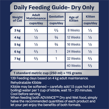 Advance Dry Multi-Cat Adult Chicken and Ocean Fish 8kg
