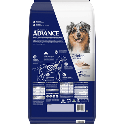 ADVANCE - Adult Medium Breed Chicken with Rice Dog Dry Food (20kg)
