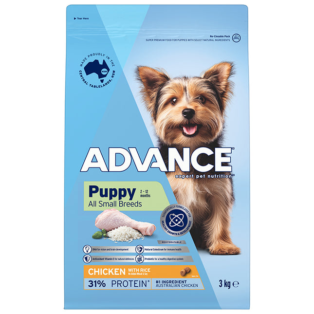 ADVANCE Puppy Small Breed Chicken with Rice Dog Dry Food 3kg