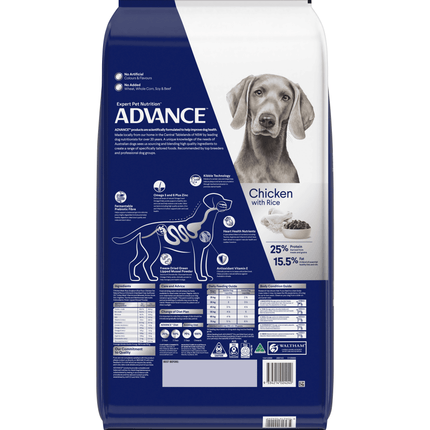 ADVANCE - Adult Large Breed Chicken with Rice Dog Dry Food (20kg)