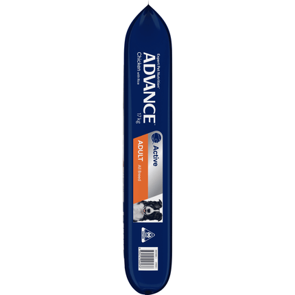 ADVANCE - Active Adult All Breed Chicken with Rice Dog Dry Food (17kg)