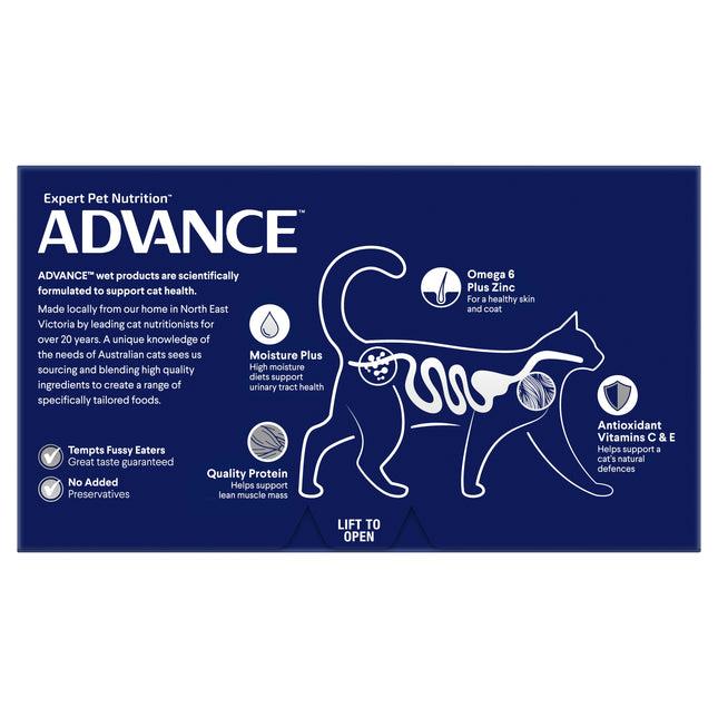 ADVANCE - Adult Chicken & Liver Medley Cat Wet Food (85g x 7pk)