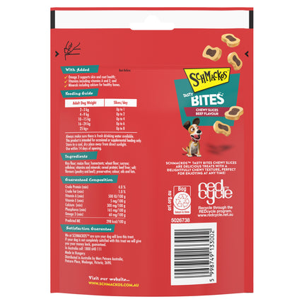 SCHMACKOS - Tasty Bites Chewy Slices Beef (155g)