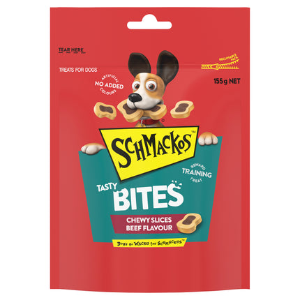SCHMACKOS - Tasty Bites Chewy Slices Beef (155g)