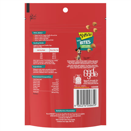 SCHMACKOS - Tasty Bites Chewy Cubes Chicken (130g)