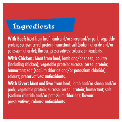 SCHMACKOS - STRAPZ Beef, Liver & Chicken (500g)