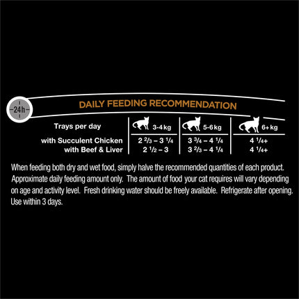DINE - Multipack Chicken, Beef & Liver Cat Wet Food (85g x 28pk)