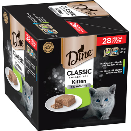 DINE - Multipack Kitten Wet Food (85g x 28pk)