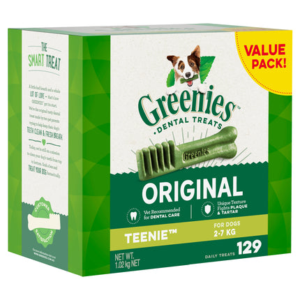 GREENIES - Original Value Pack Teenie Dog Treat (1kg)