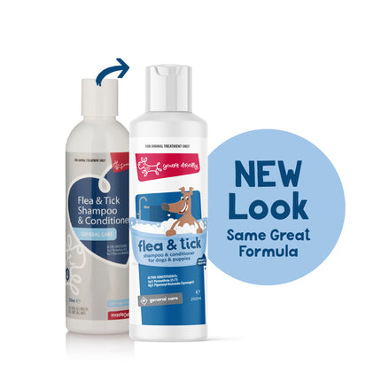 Yours Droolly Flea & Tick Dog Shampoo & Conditioner 250ml