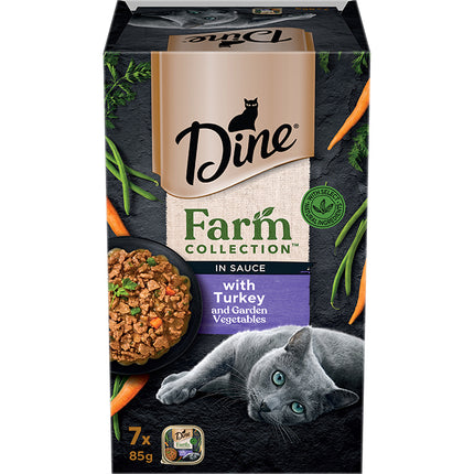 DINE Farm Collection Turkey w Garden Vegetables 85g 7pk