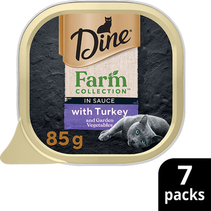 DINE Farm Collection Turkey w Garden Vegetables 85g 7pk