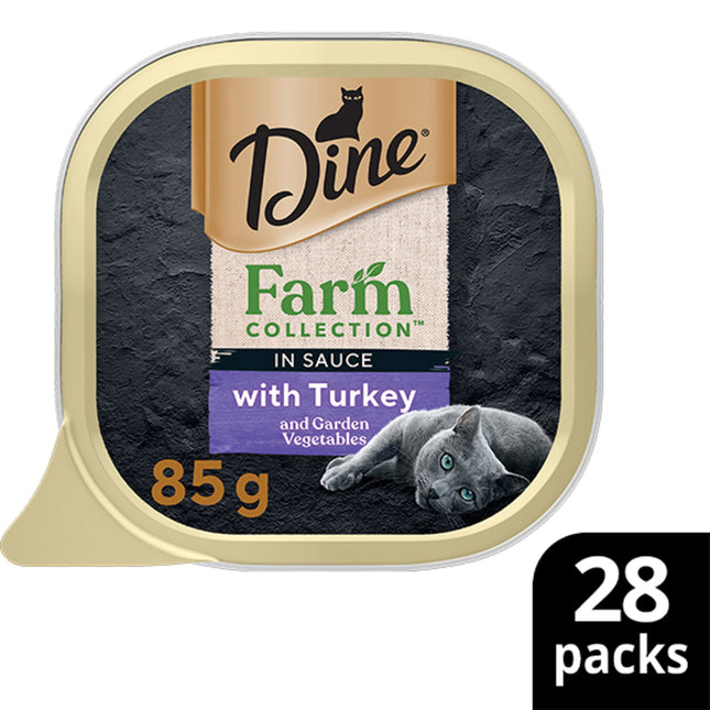 DINE Farm Collection Turkey w Garden Vegetables 85g 28 pk