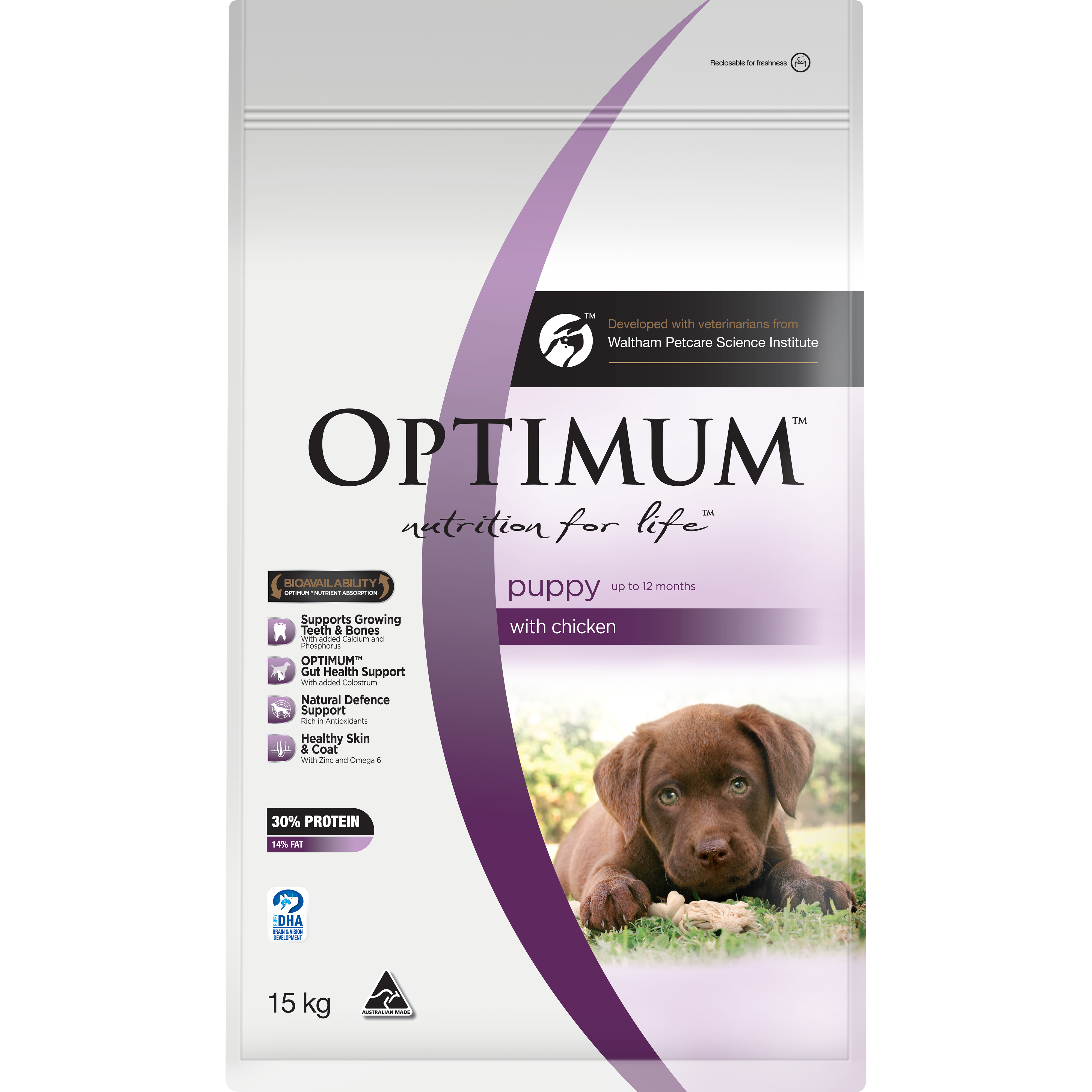 Optimum Grain Free 15kg OPTIMUM Puppy With Chicken Dry Dog