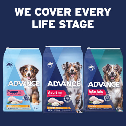 ADVANCE Dental Care Triple Action Adult Small Breed Chicken with Rice Dog Dry Food 2.5kg