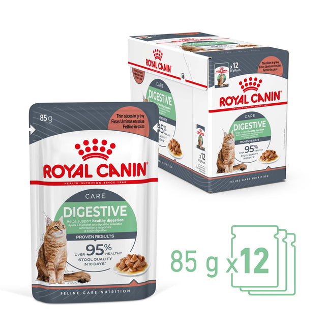 Royal Canin - Digestive Sensitive Care Gravy Adult Cat Wet Food (85g x 12pk)