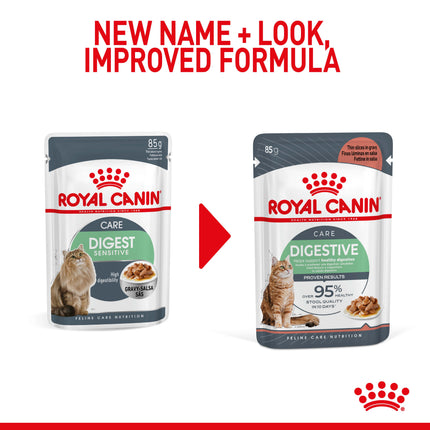 Royal Canin - Digestive Sensitive Care Gravy Adult Cat Wet Food (85g x 12pk)