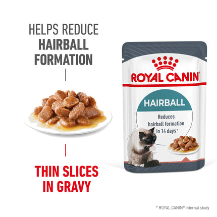Royal Canin - Hairball Care Gravy Adult Cat Wet Food (85g x 12pk)
