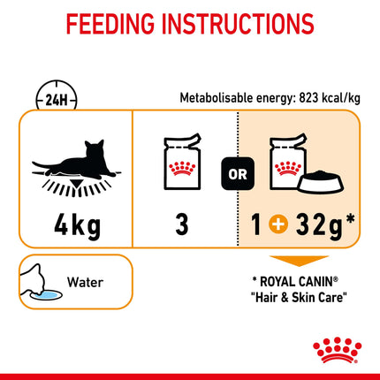 Royal Canin - Hair & Skin Care Jelly Adult Cat Wet Food (85g x 12pk)