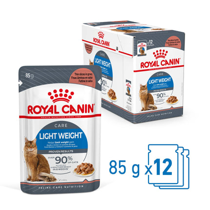 Royal Canin - Light Weight Care Gravy Adult Cat Wet Food (85g x 12pk)