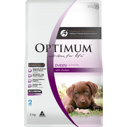 OPTIMUM - Puppy with Chicken Dry Dog Food (3kg)