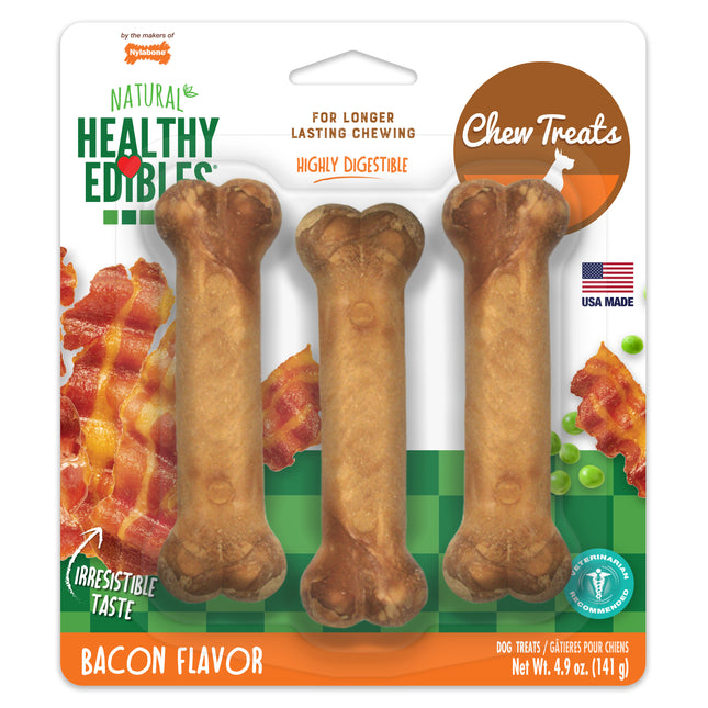 Nylabone Healthy Edibles Regular - Bacon 3pk