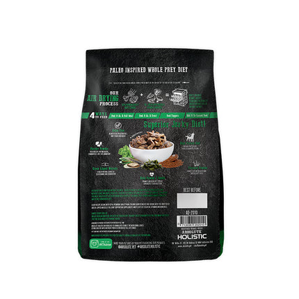Absolute Holistic Air Dried Chicken & Hoki Dog Dry Food 1kg