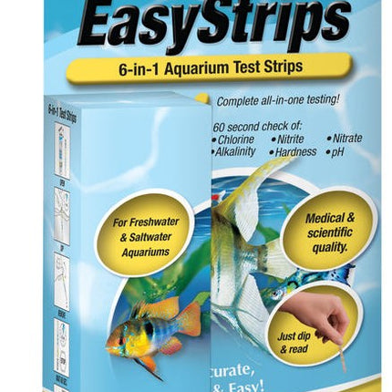 Tetra - EasyStrips 6-in-1 Aquarium Test Strips (25pk)
