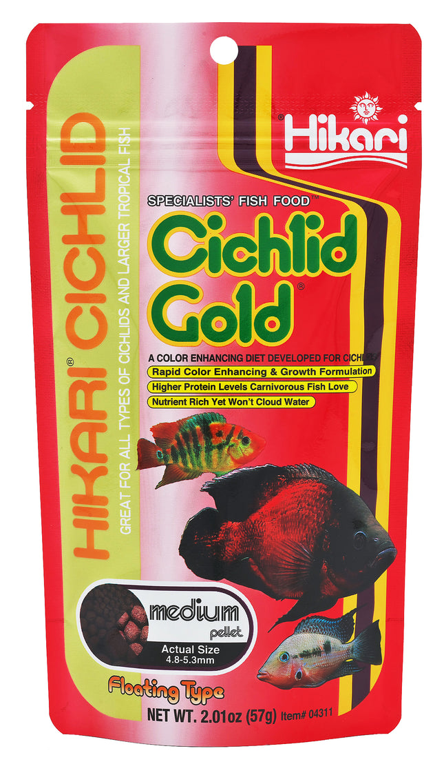 Hikari - Cichlid Gold - Medium Pellets (57g)
