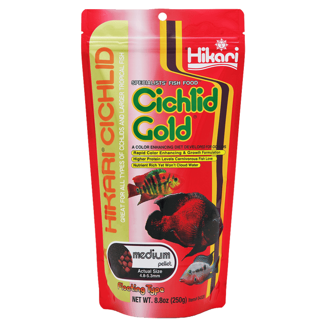 Hikari - Cichlid Gold - Medium Pellets (250g)