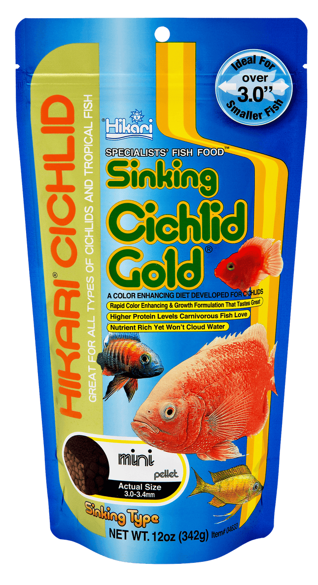 Hikari - Sinking Cichlid Gold - Mini Pellet (342g)